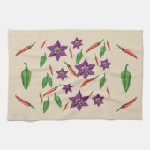 唐辛子 キッチンタオル (横)