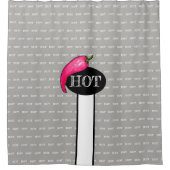 唐辛子 シャワーカーテン (正面)