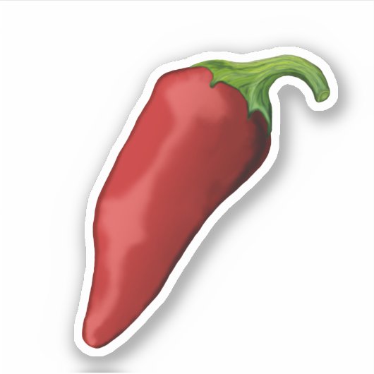 唐辛子 シール (正面)