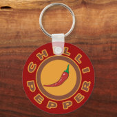 唐辛子。スパイス キーホルダー (正面)