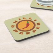 唐辛子。スパイス コースター (左側)