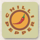 唐辛子。スパイス コースター (正面)