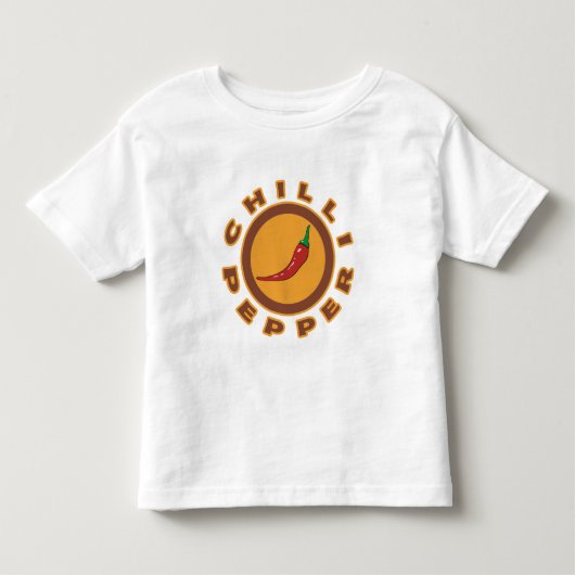 唐辛子。スパイス トドラーTシャツ (正面)