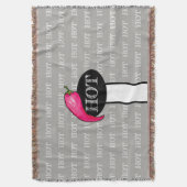 唐辛子 スローブランケット (正面縦)