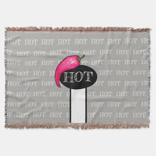 唐辛子 スローブランケット (正面)