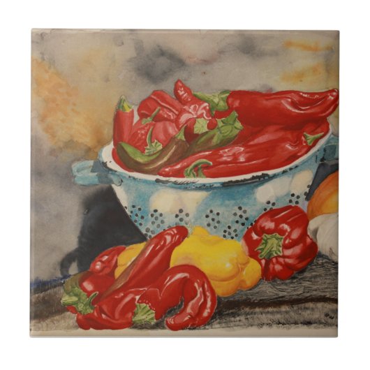 唐辛子 タイル (正面)