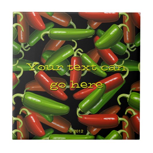 唐辛子 タイル (正面)