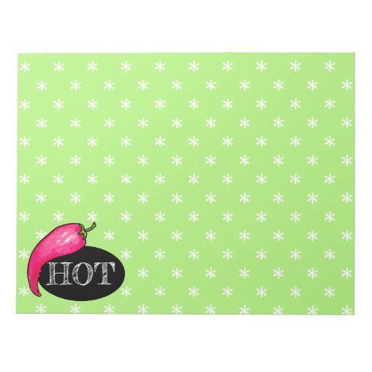 唐辛子 ノートパッド (正面)