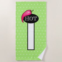 唐辛子 ビーチタオル