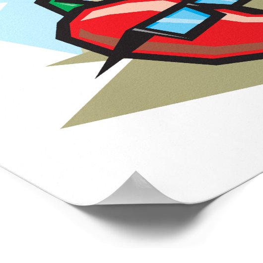 唐辛子 ポスター (角)