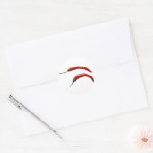 唐辛子 ラウンドシール (封筒)