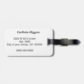 唐辛子 ラゲッジタグ (裏面横)