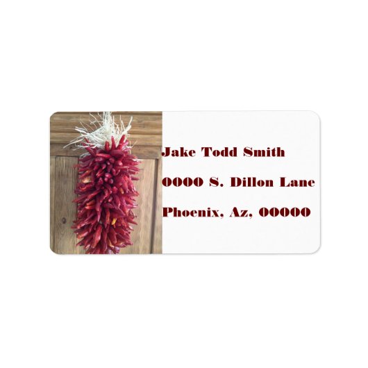 唐辛子 ラベル (正面)