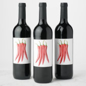 唐辛子 ワインラベル (ボトル)