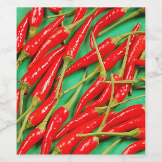 唐辛子 ワインラベル (シングルラベル)