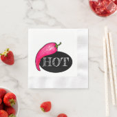 唐辛子 縁ありカクテルナプキン (インサイチュ)