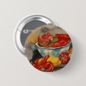 唐辛子! 缶バッジ (正面&裏面)