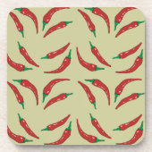 唐辛子、調理法 コースター (正面)