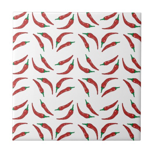 唐辛子、調理法 タイル (正面)