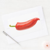 唐辛子 長方形シール (封筒)