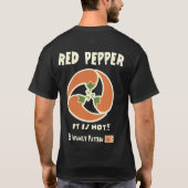 唐辛子 Tシャツ (裏面)
