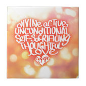 唖然とする愛 タイル (正面)