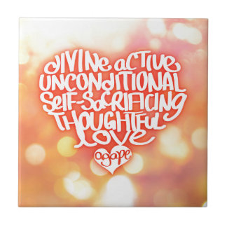 唖然とする愛 タイル