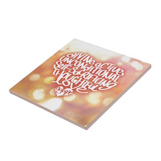 唖然とする愛 タイル (側面)