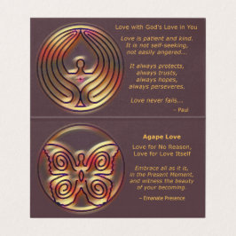 唖然とする愛-目撃カード 名刺