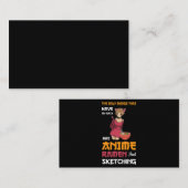 唯一のアニメラーメンとスケッチのアニメマーチ 名刺 (正面/裏面)
