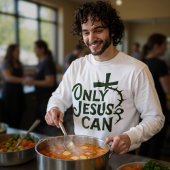 唯一のイエス様の長袖 Tシャツ