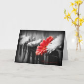 唯一のグリーティングカード カード (黄色い花)