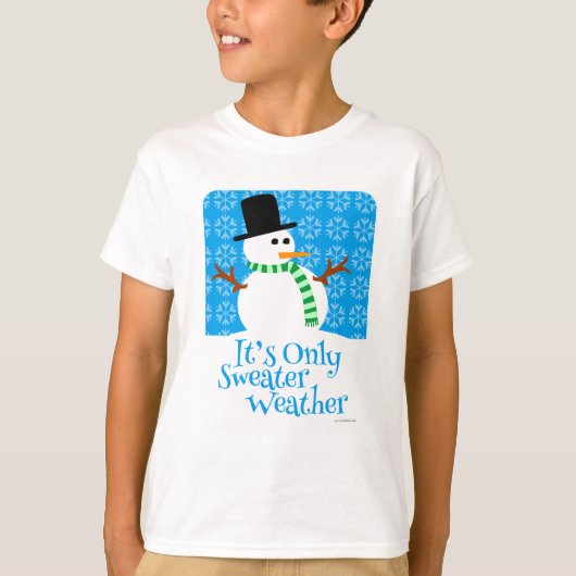 唯一のセーター天気 Tシャツ (正面)