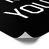 唯一のトレーニング ポスター (角)