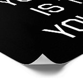 唯一のトレーニング ポスター (角)