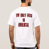 "唯一のバイアス"ティー Tシャツ (裏面)