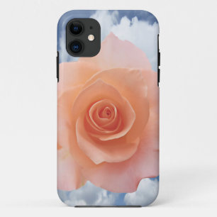 唯一のバラブロッサム+あなたのテキストとアイディア iPhone 11 ケース