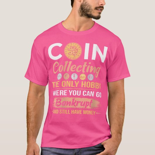 唯一のホビーおもしろいス貨幣回収C Tシャツ (正面)