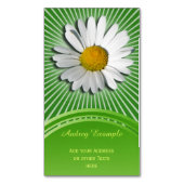 唯一のマルゲライトの花+あなたの背中。&アイディア マグネット名刺 (正面縦)