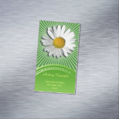 唯一のマルゲライトの花+あなたの背中。&アイディア マグネット名刺 (インサイチュ)