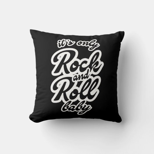 唯一のロックンロールベビー クッション (正面)