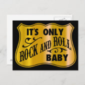 唯一のロックンロールベビー ポストカード (正面/裏面)