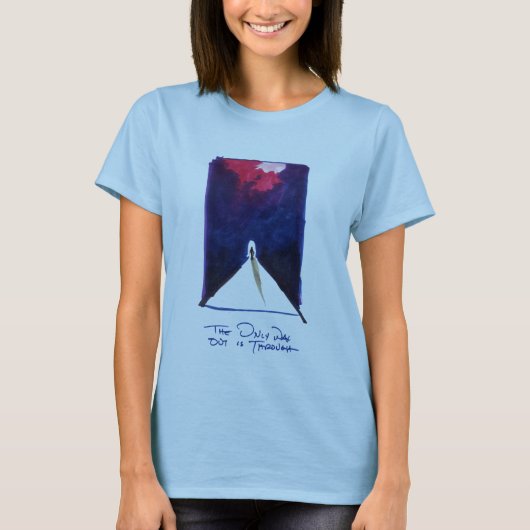 唯一の出口はワイシャツ(女性)を通ってあります Tシャツ (正面)