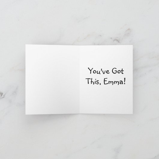 唯一の制限はYou名前をカスタムする前向き引用文 カード (内部)