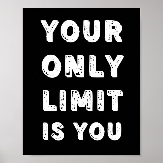 唯一の制限はYou引用文 ポスター (正面)