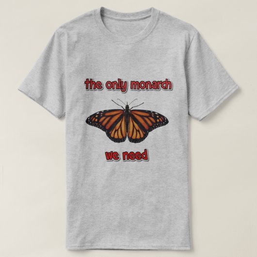 唯一の君主 Tシャツ (デザイン正面)