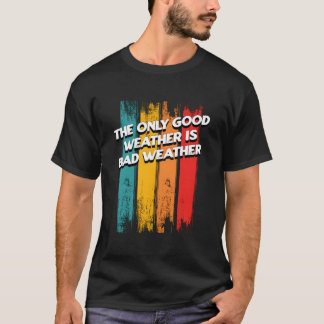 唯一の天気は悪天候の先祖の日流星 Tシャツ