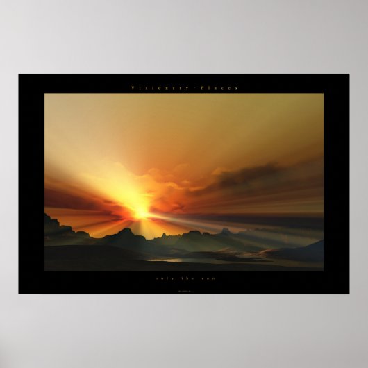 唯一の太陽 ポスター (正面)