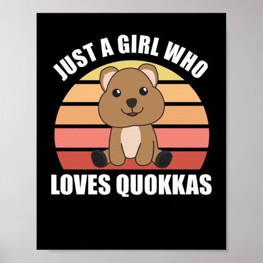 唯一の女の子はQuokkaを愛して – Sweet Quokka ポスター (正面)