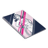 唯一の女性疑問に思のレトロ ノートブック (右側)